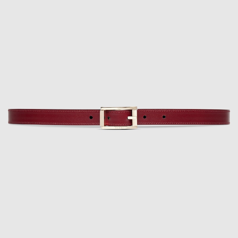 Reversible thin belt with rectangular buckle - Image 4